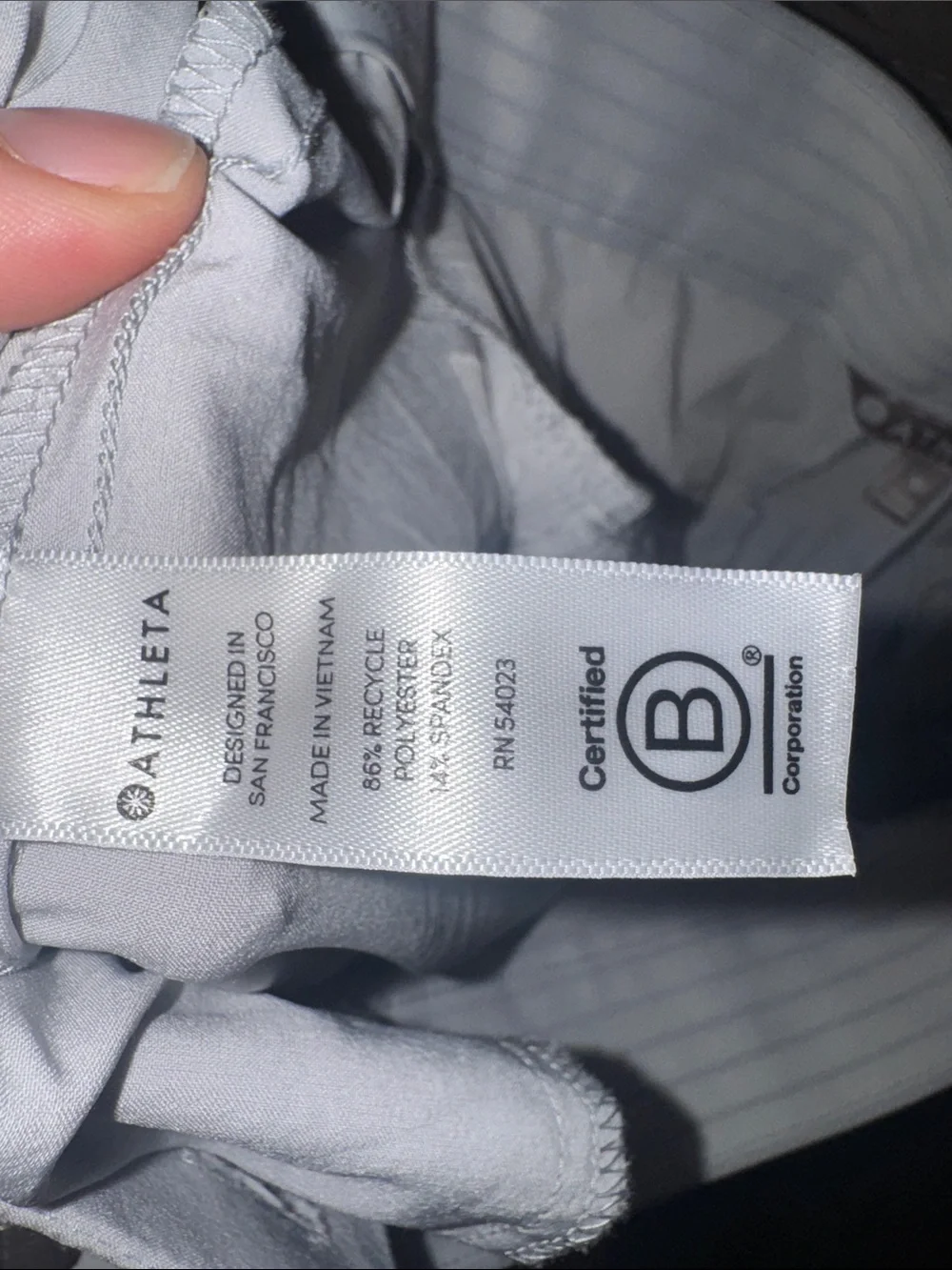 Athleta Light Gray Women's Wide-Leg Ankle Pant - Picture 5 of 6